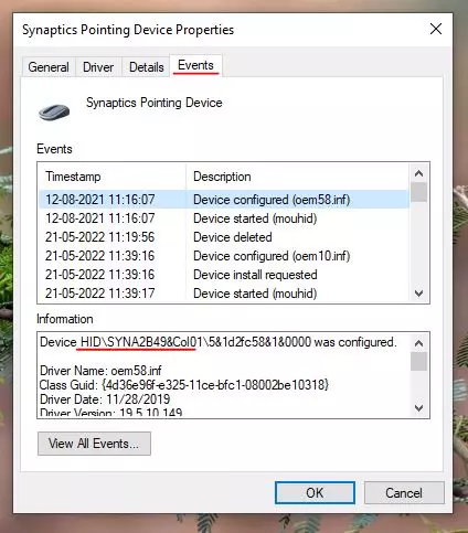 lenovo touchpad not working