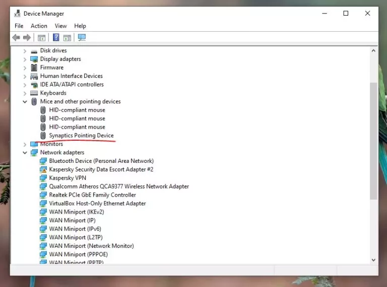 lenovo touchpad not working
